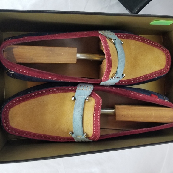 Marc Joseph Bryant Park Loafers Suede 11.5 Multicolor - Picture 3 of 8